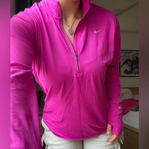 NIKE RUNNING PINK SWEATER